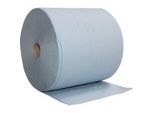 Putztuchrolle Basic Line, 1 Rolle mit 1000 Blatt, 3-lagig, 380 x 360 mm, blau