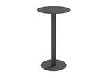 Paperflow Outdoor-Tisch Cross, rund, Tellerfuß, ⌀ 600 x H 1100 mm, schwarz/mattschwarz