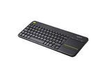 Logitech Wireless Touch Keyboard K400 Plus - Tastatur - QWERTY - US International - Schwarz