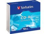 Verbatim® CD-R, bis 52fach, 700 MB/80 min, 10 Slimcases