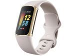 Fitbit Charge 5 Fitness Tracker, Weiß/Gold