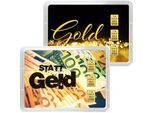 3 x 1 g Gold Geschenkkarte Gold statt Geld