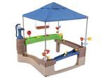 Wasserspielwand , Blau, Braun, Grün , Kunststoff , 120.7x152.4x121 cm , unisex , EN 71, Ce , Freizeit & Co, Gartenspielzeug, Wasserspielzeug