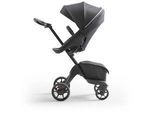 Stokke Kinderwagen , Anthrazit , Textil , 56.5x123x102 cm , Feststellbremse, 5-Punkte-Gurt, für Babyschale geeignet, Griff in Lederoptik, Reflektorstreifen , Baby On Tour, Kinderwagen, Kombikinderwagen