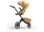 Stokke Kinderwagen , Gelb, Goldfarben , Textil , 56.5 cm , Feststellbremse, 5-Punkte-Gurt, für Babyschale geeignet, Griff in Lederoptik, Reflektorstreifen , Baby On Tour, Kinderwagen, Kombikinderwagen