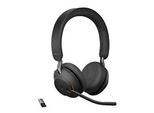 Jabra Evolve2 65 Stereo-Headset Kabellos Über Kopf Geräuschunterdrückung Bluetooth USB Typ A Mit Mikrofon Schwarz