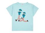 Bobo Choses - T-Shirt Dancing Giants In Light Blue Gr.110/116