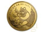 1/2 Unze Goldmünze China Panda 1991