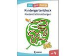 Lernspielzwerge Kindergartenblock - Konzentrationsübungen Kartoniert (TB)