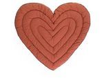 Stepp-Krabbeldecke Heart (100X120) In Terracotta