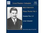 Klaviersonaten 1-3 - Artur Schnabel. (CD)