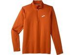 Brooks Herren Dash 1/2 Zip 2.0 orange