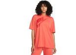 Nike Damen Sportswear Shot-Sleeve T-Shirt orange