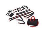 Fitness-Set , Rot, Schwarz , Metall, Kunststoff , 11-teilig , 26x26.5x34.5 cm , Freizeit & Co, Sport & Fitness, Fitnessgeräte & Zubehör, Weitere Fitnessgeräte