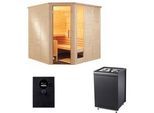 Sentiotec Sauna Komplettset Komfort Corner Large | Concept R | 5 Pers.