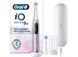 Oral-B Elektrische Zahnbürste iO 9, Aufsteckbürsten: 2 St., mit Magnet-Technologie, 7 Putzmodi, Farbdisplay & Lade-Reiseetui, rosa