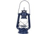 Lampe à pétrole vintage lanterne en fer lampe à huile fête pub décoration cadeau (bleu) - Ej.life