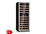Vinamour 73 Duo Weinkühlschrank 2 Zonen 192 L/73 Flaschen 5-18°C Touch 73 Liter 2 Kühlzonen