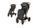 Lorelli Kinderwagen Storm Buggy, Fußabdeckung, PU-Räder, Sonnendach, verstellbar black