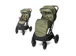 Lorelli Kinderwagen Storm Buggy, Fußabdeckung, PU-Räder, Sonnendach, verstellbar grün