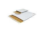 Papierpolstertasche weiß, mit Seitenfalte, Innen-LxB 220 x 160 mm, VE 100 Stk, ab 10 VE ratioform terra
