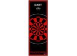 Kingpower - Dart Teppich Matte Rot Steeldart Dartpfeile Dartboard Zubehör Dartteppich Target Oche Darts Abwurflinie Schutz Gummi Boden Dartscheibe