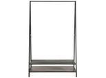 Livetastic Garderobe , Schwarz , Metall , 2 Fächer , 105x170x50 cm , Garderobe, Garderoben-sets & Serien, Garderoben-sets