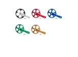 M-Wave 1-fach Kurbelgarnitur Kurbel 44 46 Zähne 165 mm JIS Vierkant Tretkurbel Fahrradkurbel Kettenradgarnitur Singlespeed Fixie