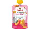 Holle Pear Pony - Pouchy Birne Pfirsich & Himbeere mit Dinkel (100 g)