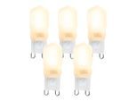 Set van 5 G9 LED lampen CUTE PC 2W 200 lm 2700K