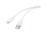 Renkforce - Apple iPad/iPhone/iPod Câble de raccordement [1x usb 2.0 type a mâle - 1x Dock mâle Lightning] 1.00 m blanc