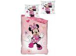 Parure de lit réversible Disney Minnie - Rose et Blanc - 140 cm x 200 cm