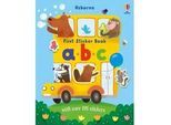 First Sticker Book Abc - Alice Beecham Kartoniert (TB)