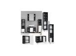 Vicco Badmöbel Set 4tlg Fynn Spiegelschrank Waschbeckenunterschrank Hochschrank