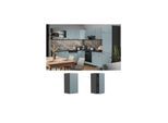 Vicco Hängeschrank Küchenschrank R-Line Solid Anthrazit Blau Grau 30 cm modern