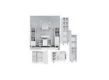 Vicco Badmöbel Set 4tlg Fynn Spiegelschrank Waschbeckenunterschrank Hochschrank