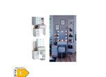 Vicco Schminktisch Frisiertisch Kosmetiktisch Conrada Weiß Sonoma Schminkspiegel 80x132 modern Hocker LED Beleuchtung Schlafzimmerkommode Schminkkommode Schublade Spiegelschrank Frisierkommode Make-Up-Tisch