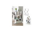 VICCO Raumteiler LEVIO Weiß Regal Bücherregal Standregal Hochregal Wandregal