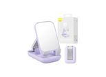 Baseus Folding phone stand with mirror (purple)