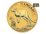 10 x 1/2 Unze Gold Australien Känguru 2024
