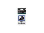 Deltaco Danish TV/Video surveillance sign in plastic 8x10cm (2-pack)