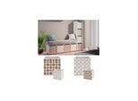 Vicco Raumteiler Würfelregal Standregal Ludus Weiß Faltbox Wohnzimmer Regal 36x145 cm modern Ablage 4 Fächer Dekoregal Ordnerregal Aufbewahrung