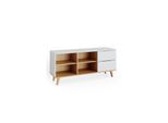 VICCO Lowboard TV-Board Fernsehtisch Nautica Sideboard Skandinavisch weiß Eiche