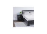 VICCO 2x Nachtschrank Kommode Nachttisch Schublade Schlafzimmer Schwarz Hochglanz