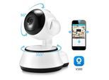 Camera de Surveillance panoramique V380 Pro ip WiFi, dispositif de securite domestique sans fil, enregistrement Audio, babyphone video d'interieur