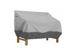 Housse de Protection pour Banc, Housse Banc Jardin Tissu Oxford Imperméable, Housse de Banc Exterieur Anti UV et Vent Housse de Protection pour