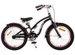 Volare Miracle Cruiser Kinderfahrrad - Mädchen - 18 Zoll - Mattschwarz - Prime Collection