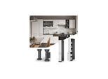 Vicco Apothekerhochschrank 30 cm Weiß Hochglanz Küchenschrank Hochschrank Küchenzeile Fame-Line