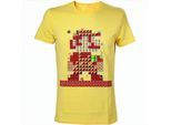 Bioworld Super Mario Herren T-Shirt Mario Maker S Gelb