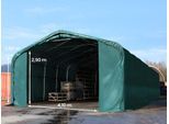 6x36m Zelthalle, PVC-Plane, dunkelgrün, mit Statik (Erduntergrund) - (49429)